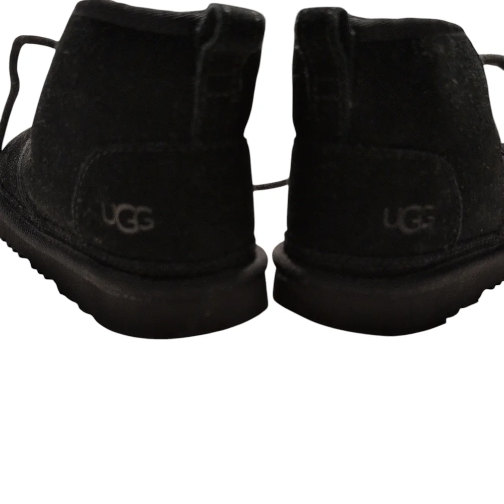UGG Neumel II Kids Black Lace-Up Boots
